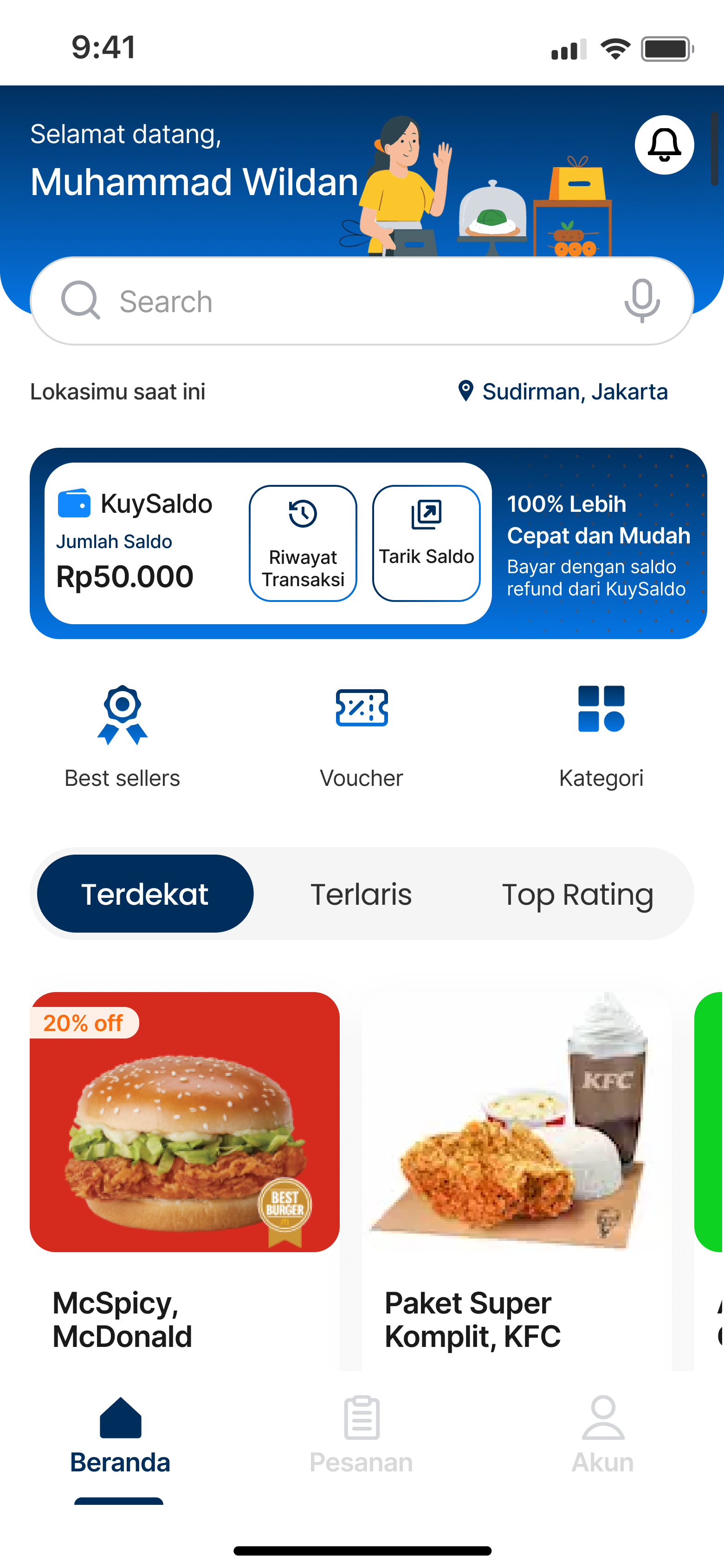 Masuk ke Aplikasi Jajapp